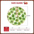 thumbnail image 2 of Gaeub Green Kiwi Print Christmas Tree Skirt,Christmas Decorations,Round Xmas Skirt for Christmas Indoor Decorations Xmas Winter Holiday Party Supplies-48", 2 of 6
