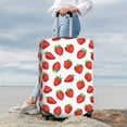 thumbnail image 7 of Zufioo Strawberries Print Luggage Case Protective Cover, Zippered Anti-scratch Luggage Case Cover, Suitable for Travel, Business, Unisex-Small, 7 of 7