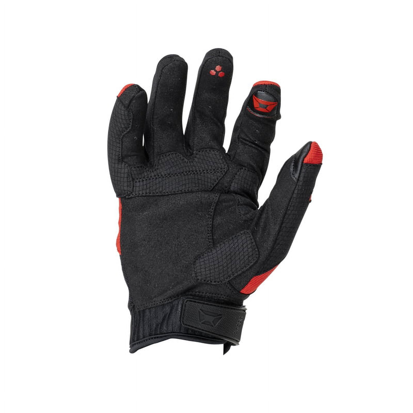 Cortech Aero-Tec Mens Textile Motorcycle Gloves Red MD