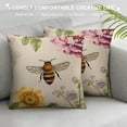 thumbnail image 3 of COMIO  Outdoor Garden Decoration Bee/Butterfly/Dragonfly/Ladybug Pillow Case Leaf/Lavender/Flower Decorative Throw Pillow Covers, 3 of 5