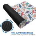 thumbnail image 6 of Long Mouse Pads for Desk,Colorful Cartoon Dinosaurs Pattern Desk Mats on Top Of Desks, Desk Mouse Pad Extra Large with 3mm Non-Slip Base and Stitched Edge for Gaming,Office,Work,Home 31.5"x15.7", 6 of 6