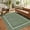 Green, variant on Geetinfly Scalloped Area Rugs Modern Bordered Rug 9x12 Washable Rugs Non-Slip Non-Shedding Rugs Low Pile Indoor Carpet for Living Room Bedroom Office Beige
