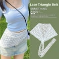 thumbnail image 5 of Polyester Lace Triangle Scarf, One Size for Summer Style and Photo Prop, 5 of 8