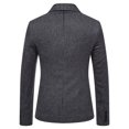 thumbnail image 7 of Men's Suits Casual Slim Single Button Blazers Lapel Collar Pocket Suit Coat Elegant Soft Tops, 7 of 7