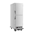thumbnail image 5 of 33 in. Commercial Insulated Heated Holding/Proofing  Cabinet with 36-Pan Capacity and Solid Dutch Doors in Silver (KM-CHP36-SIDD), 5 of 15