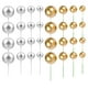 thumbnail image 1 of 40pcs mini bola cupcake toppers bola redonda cupcake toppers decoraciones de pastel, 1 of 4