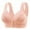 Watermelon Red, variant on ZKCCNUK Plus Size Bras for Women Ladies Traceless Comfortable No Steel Ring Breathable Gathering Front Opening Buckle Bra Underwear Everyday Bras Size S-3XL