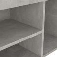 thumbnail image 5 of vidaXL Shoe Bench with Cushion Concrete Grey 80x30x47 cm Engineered Wood, 5 of 5
