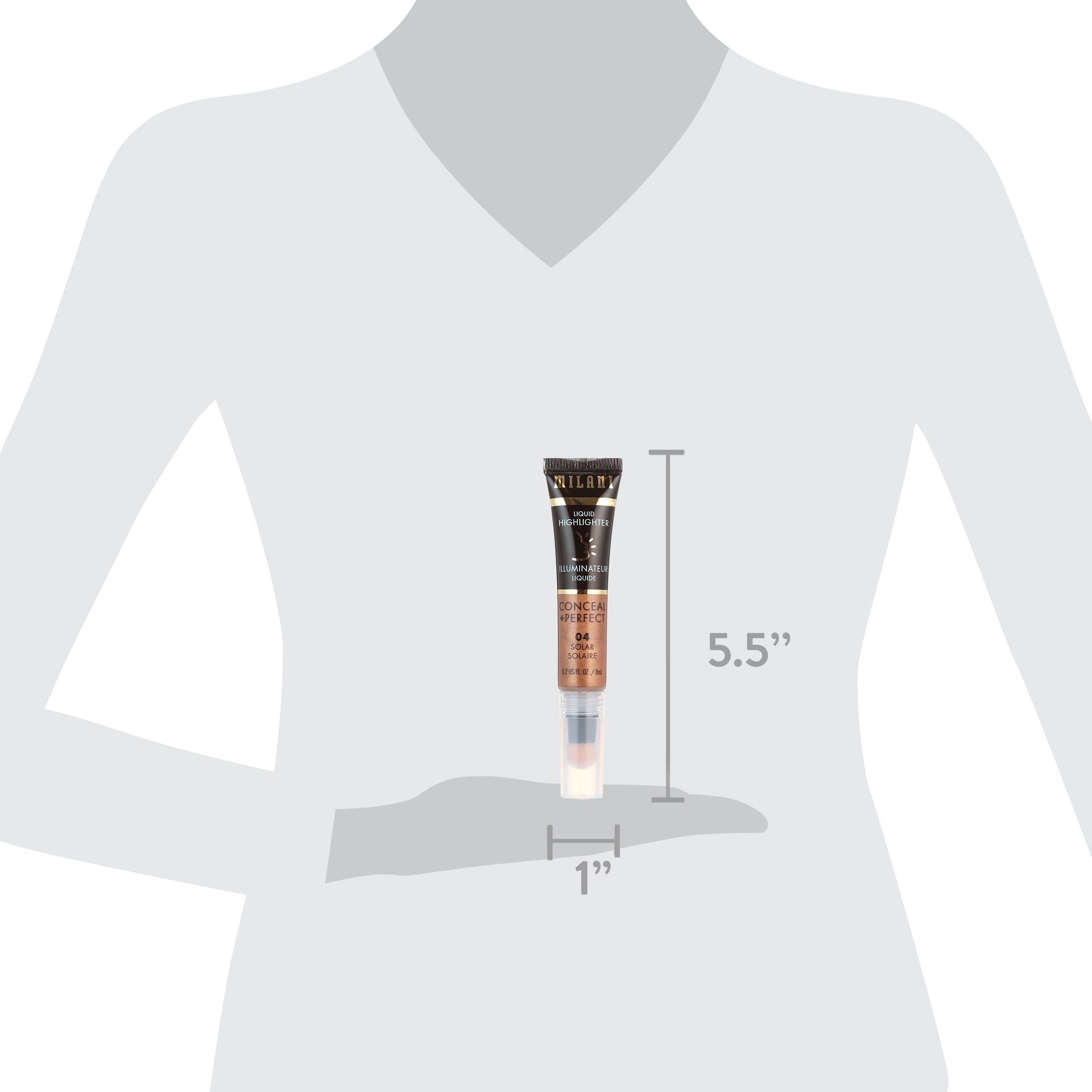 Milani Conceal + Perfect Liquid Highlighter, Solar
