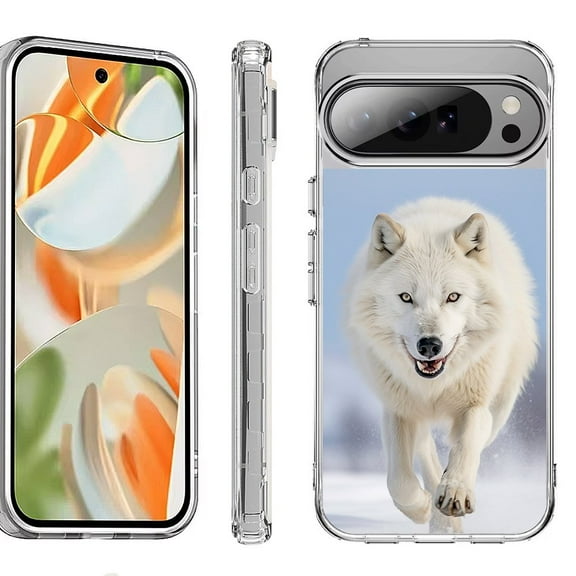 For Google Pixel 10 Pro XL Shockproof Protective Phone Case, by OneToughShield - Arctic Wolf