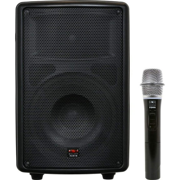 Galaxy Audio TQ8 Battery Powered Mini PA Speaker with Handheld Wireless Microphone