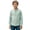 Light Green, variant on Boys Shirt Button Up Long Sleeve Dress Shirts Lightweight Tees Tops With Pocket for Everyday Casual Schoolwear, 5-6 Years, White