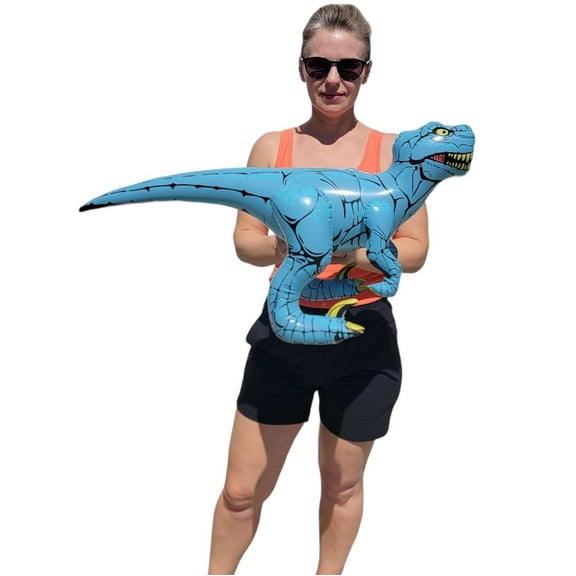 Colorful Dinosaur Inflate (About 24") Raptor
