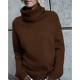 thumbnail image 5 of Sherrylily Fall Winter Women Sweaters Casual Turtleneck Long Sleeve Soft Knitted Pullover, 5 of 5