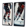 thumbnail image 3 of Designart "Game Face on the Hockey Rink II" Sport Hockey Framed Wall Art Set Of 2 - Red Sports Gallery Wall Frame Set For Home Decor, 3 of 6