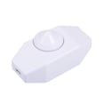 thumbnail image 5 of Interruptor de cable rotativo Uxcell AC 250V 2A blanco para lámpara de mesa 2 paquetes, 5 of 5