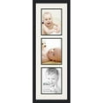 thumbnail image 1 of double-multimat-139-61/89-frbw26079 collage photo frame double mat with 3-8x10 openings and  black frame, super white, 3-8x10, 1 of 2