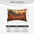 thumbnail image 2 of Halloween Plush Throw Pillow Covers, Halloween Pumpkin Market A Pillow Cases with Invisible Zipper,Halloween Decor Microfiber Pillow Cases for Sleeping Bedroom Sofa Living Room, 2 of 6