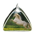 thumbnail image 3 of Lsque Horse Rearing Up In The Field Printed Long Tissue Box Cover Holder, Facial Paper Organizer Dispenser,Triangle with Bottom Belt, PVC Leather Decorative Organizer, 3 of 9