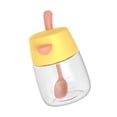 thumbnail image 3 of Botella de vidrio a prueba de fugas para condimentos domésticos, ideal para acampar, barbacoas y cocinar. Amarillo, 3 of 9