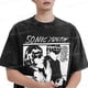 thumbnail image 4 of Camiseta de hombre Sonic Youth con estampado divertido de banda musical, camisetas de cuello redondo, transpirables, camisetas divertidas de algodón, 4 of 5