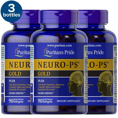 3 Pack - Puritan's Pride Neuro-ps Gold