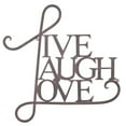 thumbnail image 2 of Tripar 58806 Live Laugh Love Wall Decor, White, 2 of 5