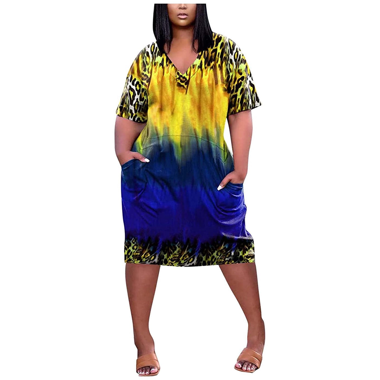 Summer Casual Dresses Shirt For Women 
