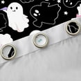 thumbnail image 4 of Manfei Black White Bow Ghost Curtains Pack of 2 (42x84 Each), Cartoon Stars Print Curtains Blackout, Teens Boys Girls Kids Bedroom Curtains, Window Curtains Bedroom Decor, 4 of 6