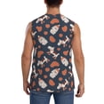 thumbnail image 4 of Fotbe Men's Cute Puppy Print Men's Sleeveless Muscle Tank Tops Casual T-Shirts for Gym Workout Beach-3X-Large, 4 of 8