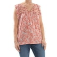 thumbnail image 4 of SANCTUARY Womens Coral Embroidered Wild Belle Sleeveless V Neck Top  Size: XL, 4 of 5