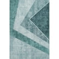 thumbnail image 2 of Addison Rugs Mayfield Washable Transitional Geometric Teal Rectangle Rug, 3' x 5', 2 of 6