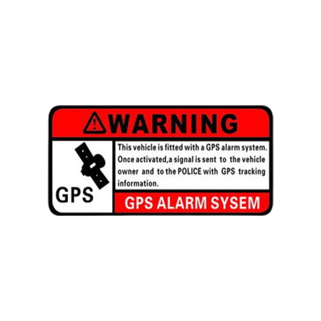 Bike Anti-Theft GPS Sticker Track & Alert Security Alarm Decal x 1 Hot