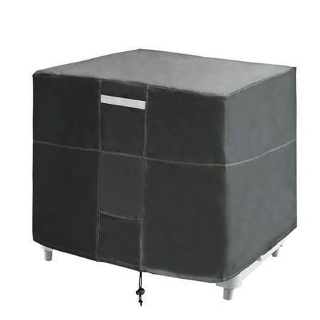

Portable Square Air Conditioner Cover Multifunctional Foldable Waterproof Furniture Protective Cover Gray