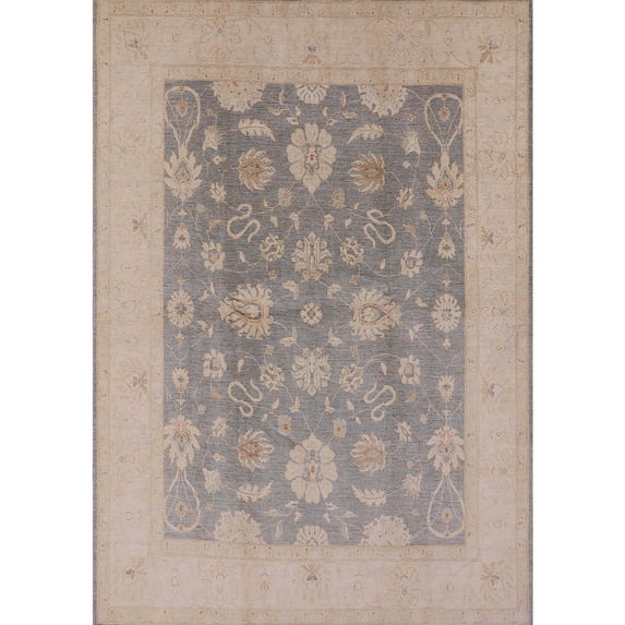 Ahgly Company Indoor Rectangle Mid-Century Modern Rose Purple Oriental Area Rugs, 4' x 6'