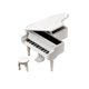 thumbnail image 1 of Caja de música de madera estilo piano blanco 18 tonos Grandes regalos para el día de San Valentín Bonita caja de música clásica, 1 of 5