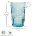 thumbnail image 2 of Bormioli Rocco Romantic Tumbler - 10.25 oz Light Blue , Set of 4, 2 of 8
