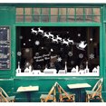 thumbnail image 1 of Navidad alce copo de nieve ventana pegatina calcomanía fondo decoración pegatinas de pared Sincero Electrónica, 1 of 5