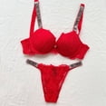 thumbnail image 4 of Conjunto De Lencería Push Up De Encaje Sexy Letra Caliente 2 Piezas Bragas W6K5 Victoria Secret, 4 of 4