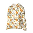 thumbnail image 3 of Goofa Squirrel Eating Nuts Printed Women's UPF 50+ Sun Protection Hoodie Jacket Lightweight Long Sleeve Sun Shirt for Women with Pocket Hiking Outdoor-Small, 3 of 9
