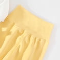 thumbnail image 5 of Kogui High Waisted Kids Pajamas 2 Piece Long Sleeve Cotton Sleepwear Set For Toddler Little Boys Girls Fall Winter 2T 3T (Yellow,2-3 Years), 5 of 6
