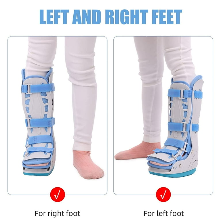Kids Walking Boot Fracture Boot for Broken Foot Sprained Ankle Large