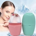 thumbnail image 2 of Silicone Ice Cube Massager Face Ice Roller Mold Reusable Facial Care Beauty Tool, 2 of 5