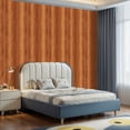 thumbnail image 2 of Peel and Stick Wallpaper Contact Paper Wooden Texture Rich Orange Brown Tones Self Adhesive and Removable 17.7in x 118in, 2 of 8