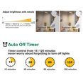 thumbnail image 5 of led Timing Function Lamp Adjustable Battery Long Cabinet Lamp with Remote Control Smart Magnetic Night Lamp, 5 of 5