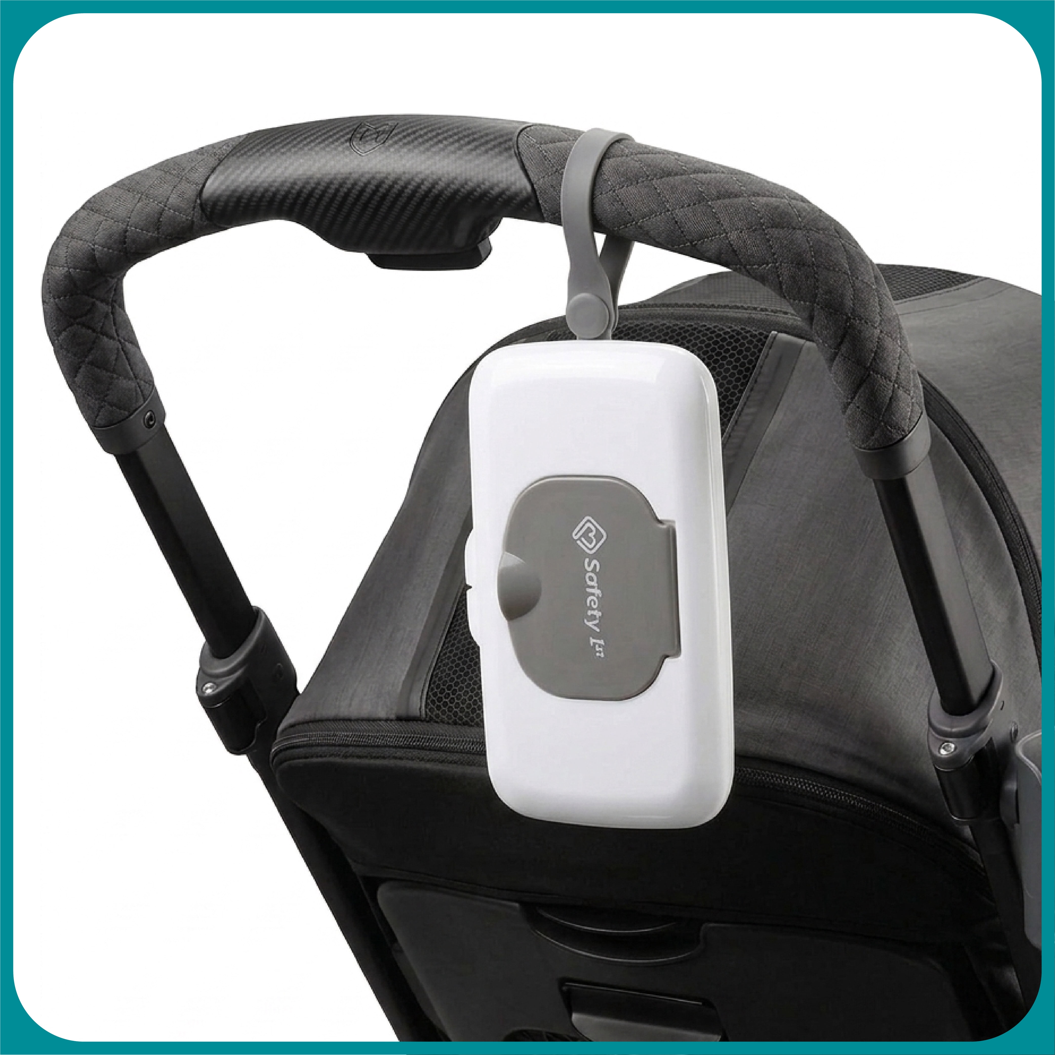 Safety 1st Travel Baby Wipe Holder, Travel Wipes Container for Parents on the Go