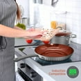 thumbnail image 4 of NutriChef Antiadhésif Cuisine Casseroles et Poêles, 11 Pièces (4 Pack), 4 of 8