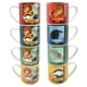 thumbnail image 1 of Juego 4 Tazas Apilables Porcelana Ambient 21 Colección Harry Potter Diseño Casas de Hogwarts 330ml con Caja de Regalo, 1 of 4
