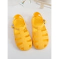 thumbnail image 6 of Gureui Kids Baby Girls Boys Sandals, Casual Solid Color Hollow-Out Soft Sole Non-Slip Flat Shoes, 6 of 7