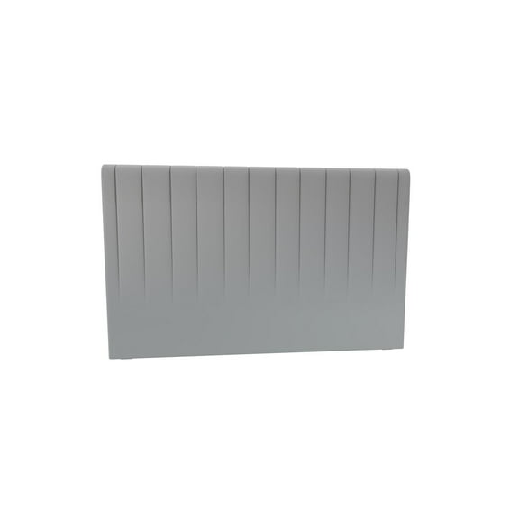 Yatas Bedding Somni Contemporary Wood & Fabric Queen Size Headboard in Gray